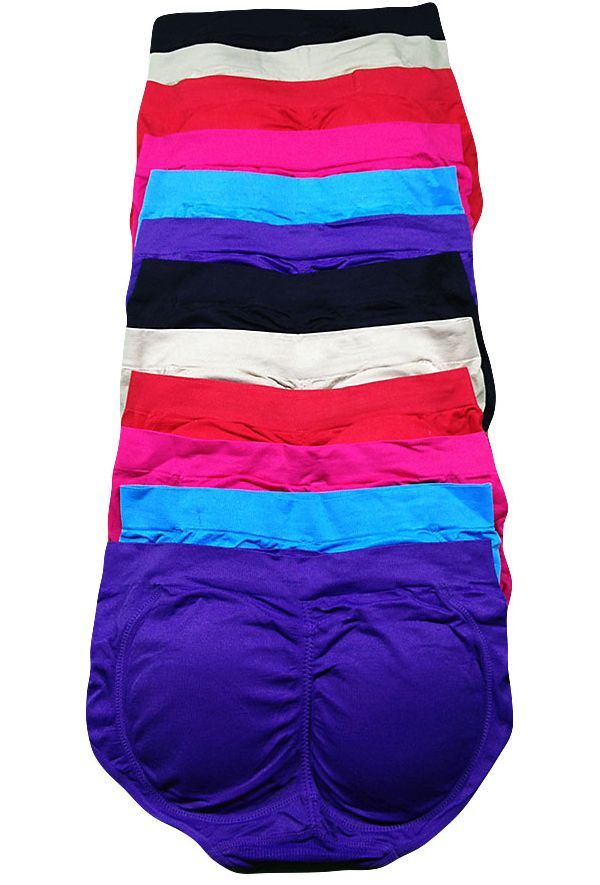 36 Pieces Femina Seamless Bikini W/butt Pads One Size In Assorted Colors -  Womens Panties & Underwear - at 