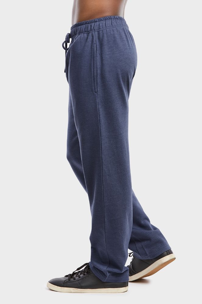 36 Pieces Men's Lightweight Fleece Sweatpants In Navy Mrl Size S - Mens  Sweatpants - at 