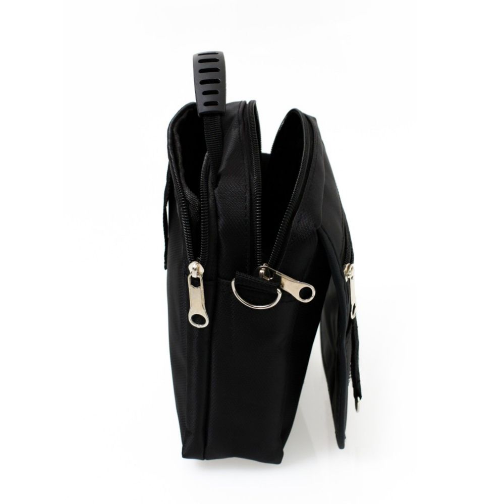 24 Wholesale 8 Inch Men's Crossbody Bags In 3 Camo Prints And Black Assorted at