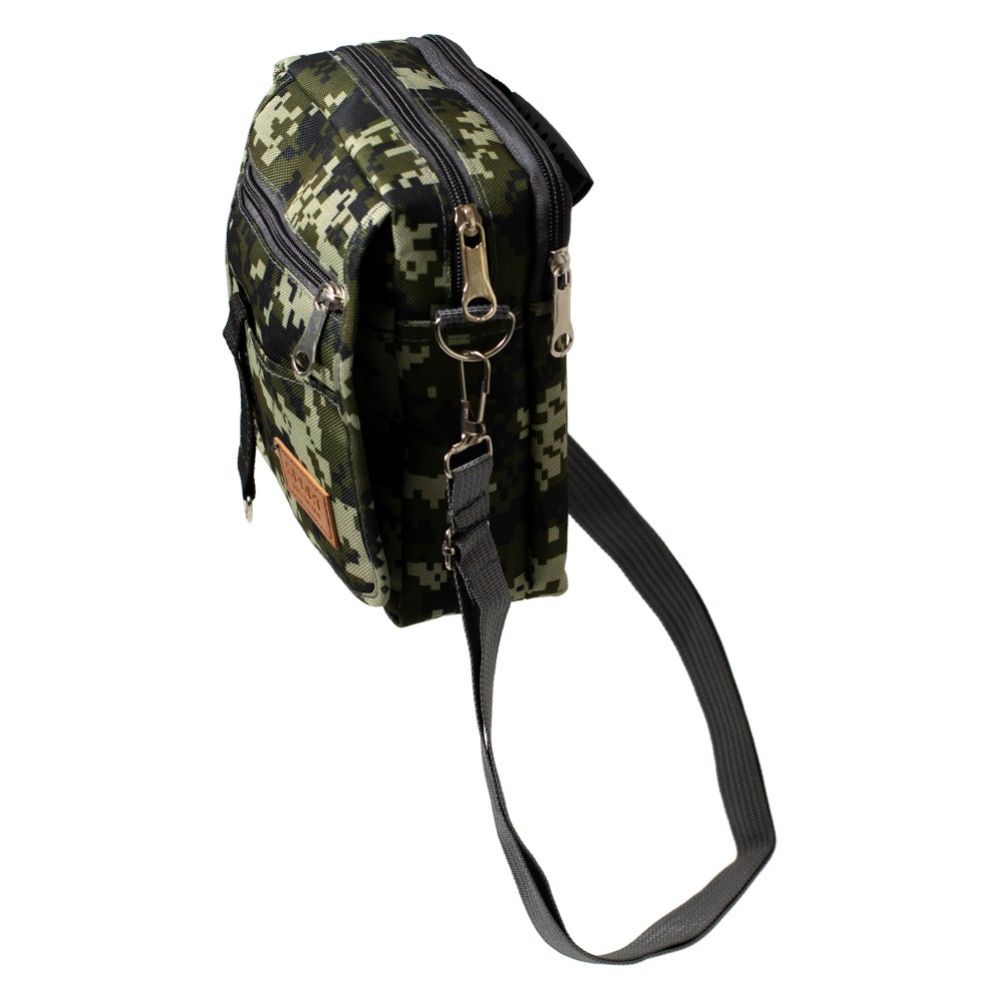 24 Wholesale 8 Inch Men's Crossbody Bags In 3 Camo Prints And Black  Assorted - at - wholesalesockdeals.com