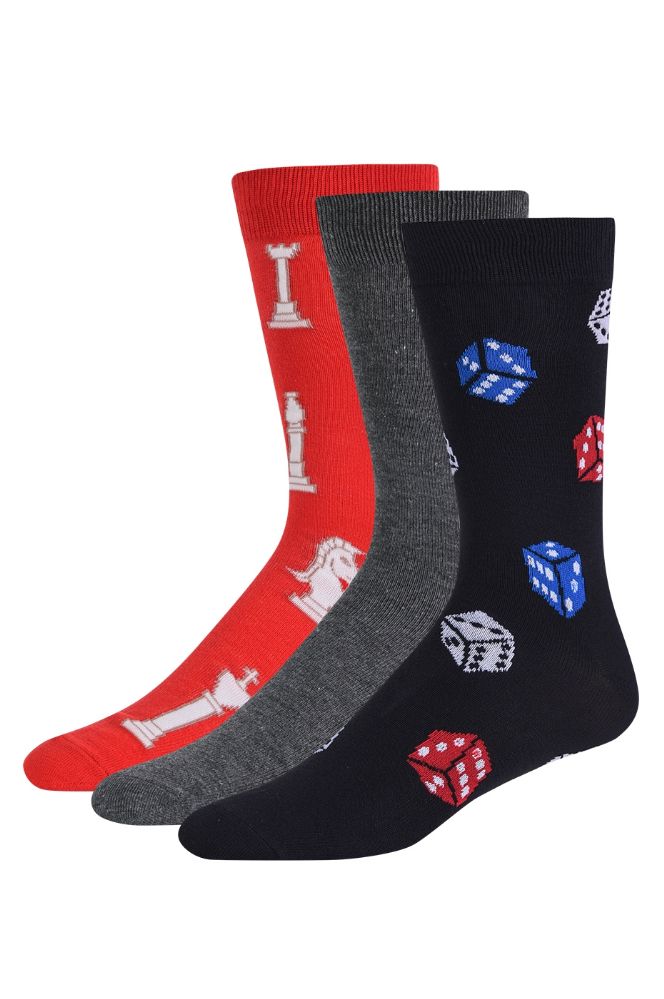120 Wholesale Men's Printed Novelty Crew Socks Size 1013 at