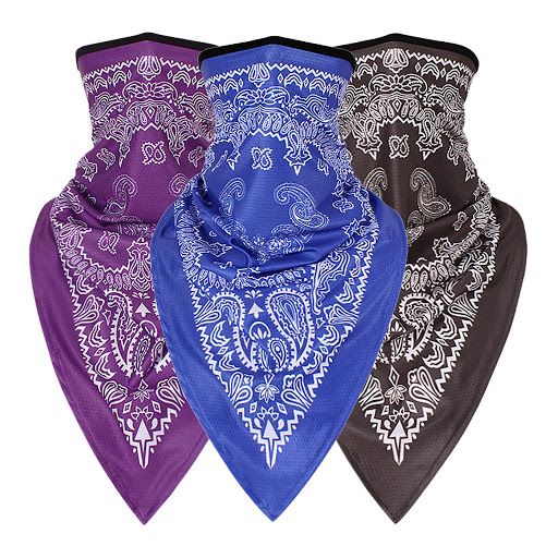 Bandanas for Face Scarf Wrap Ear Loops Balaclava for Protection Neck Gaiter Hats 