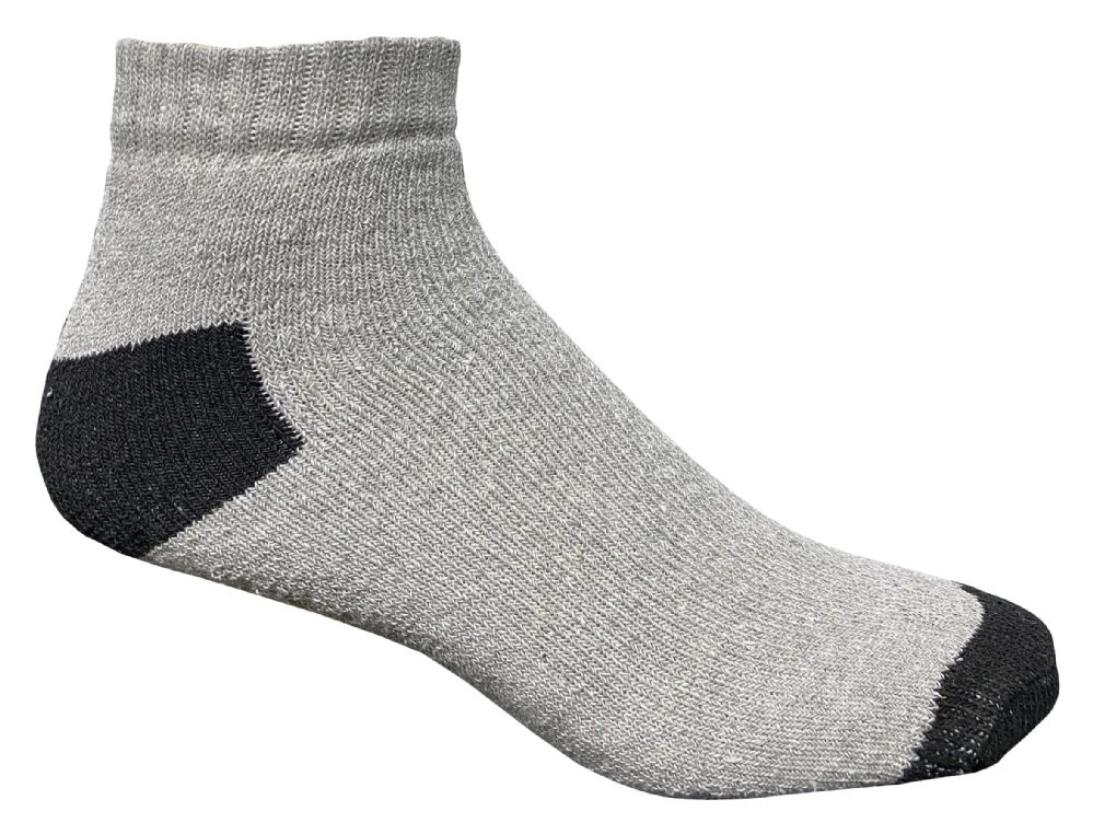 540 Pairs Yacht & Smith Men's Cotton Sport Ankle Socks Size 10-13 Solid  White - Mens Ankle Sock