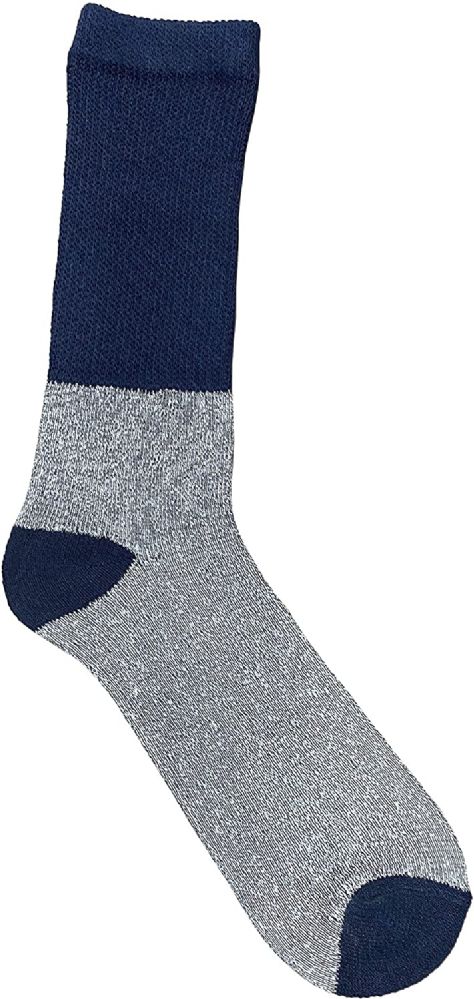 12 Pair Men's Diabetic Ankle Socks – 6 White + 6 Black, Size 10-13, Cushioned & Breathable