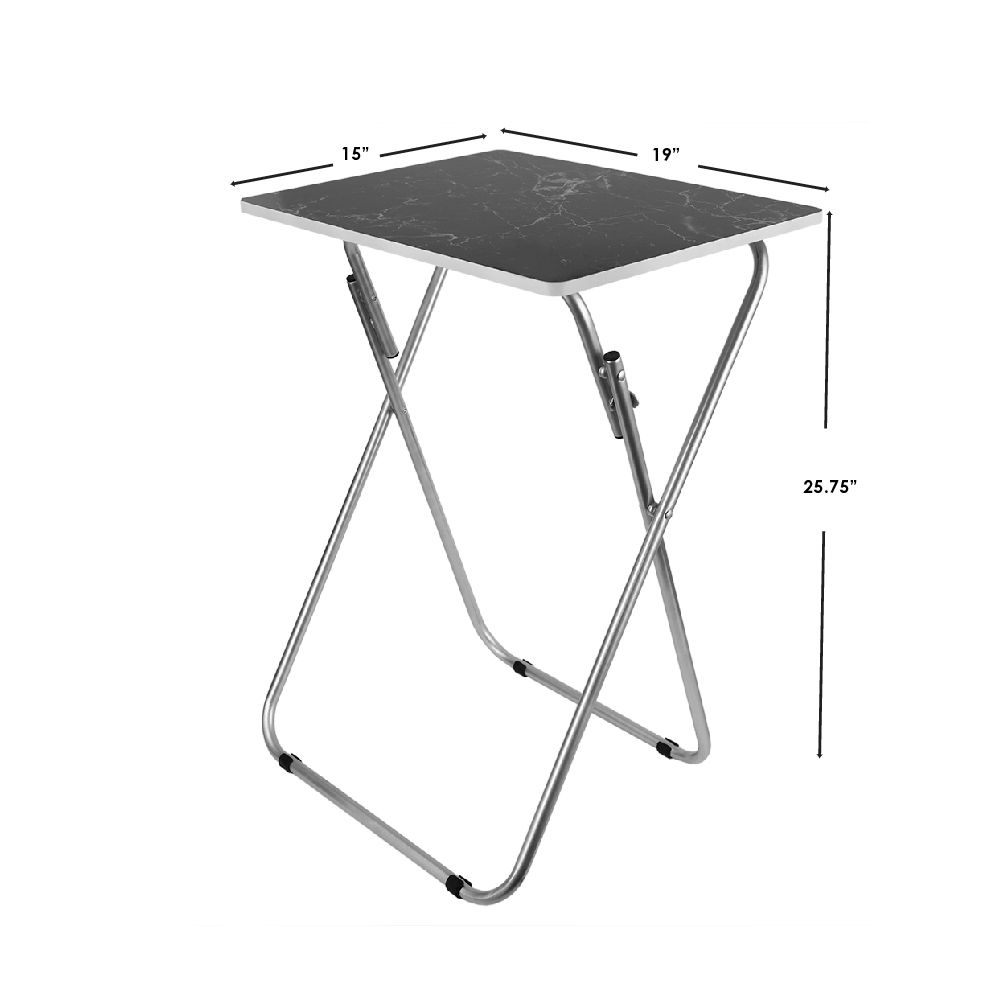 Faux marble 2025 folding table