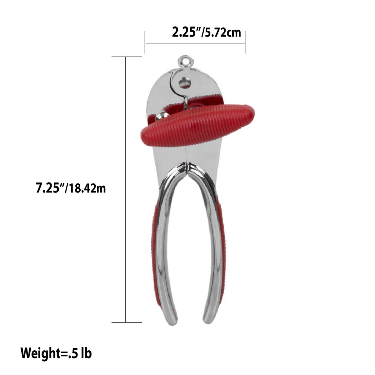 24 Wholesale Home Basics Zinc Can Opener With Rubber Grip WSD