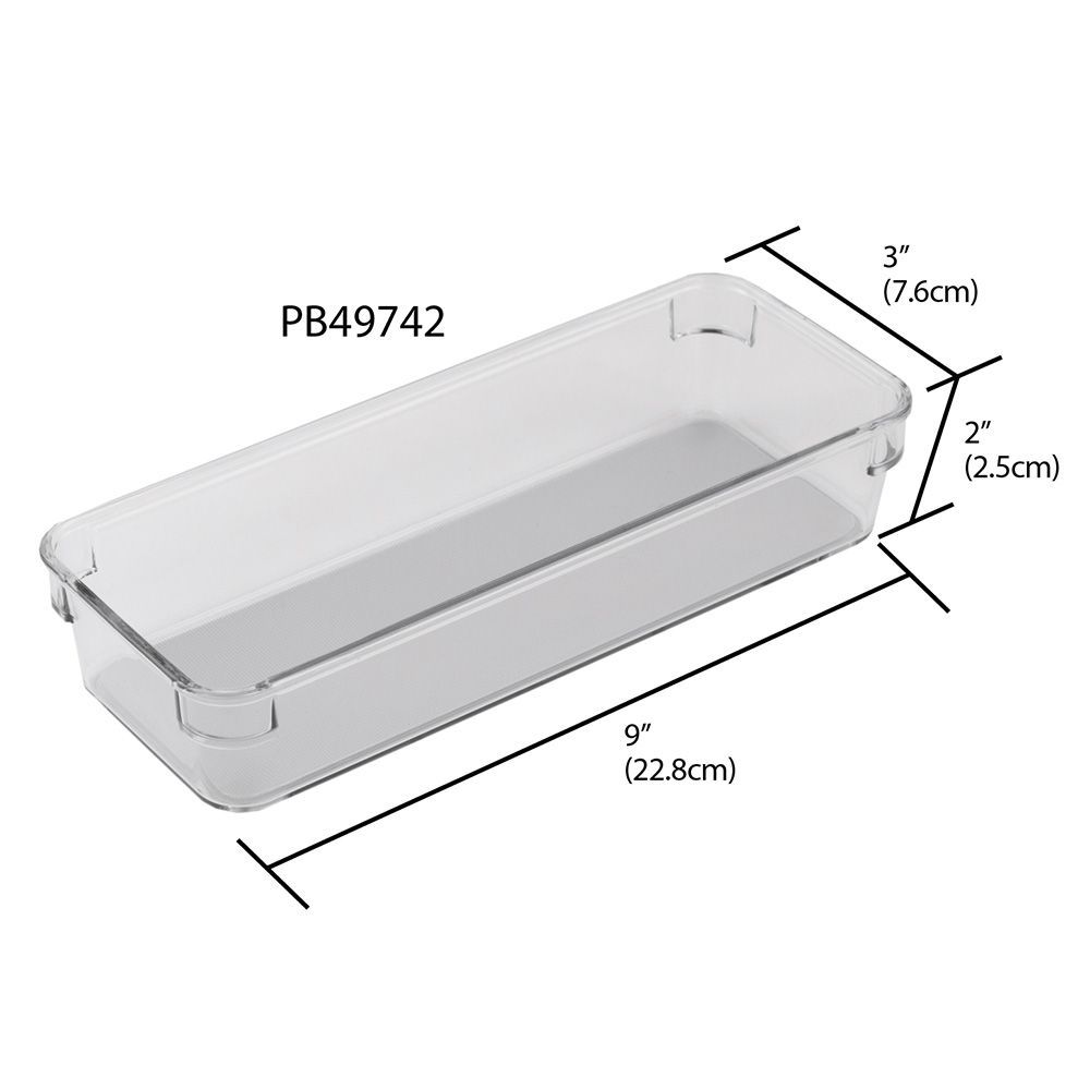 Plastic Drawer Organizer - 9 X 3 Inch