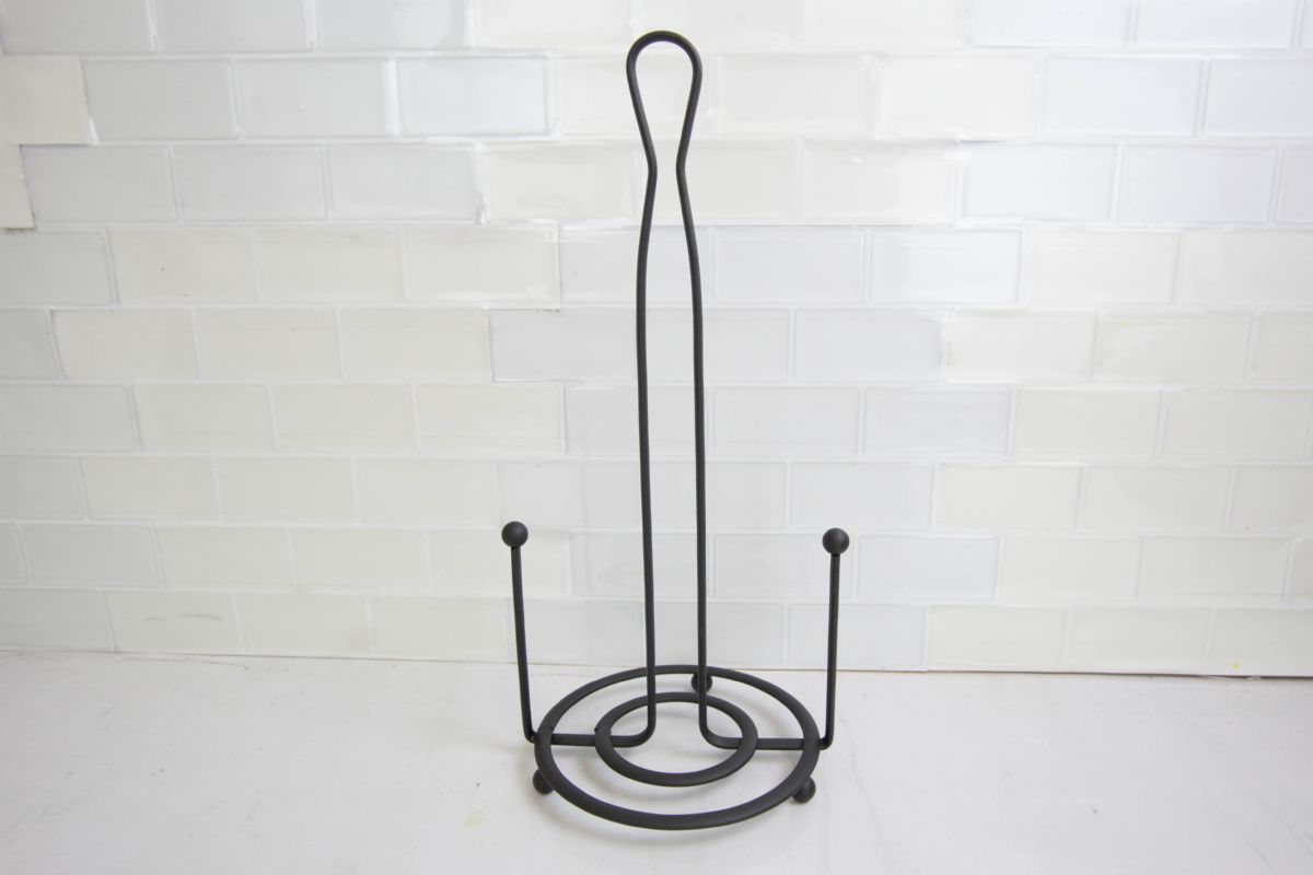 Home Basics Wire Collection Free-Standing Paper Towel Holder with