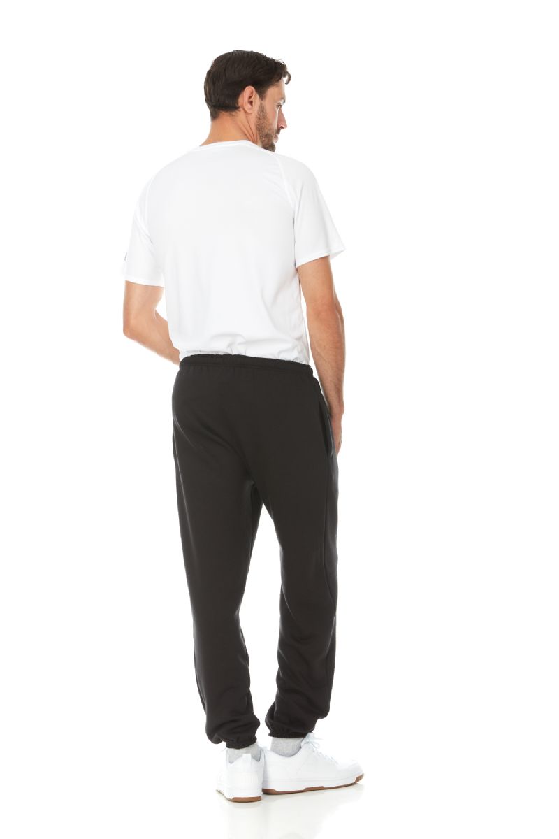 Closed bottom sweatpants with pockets best sale