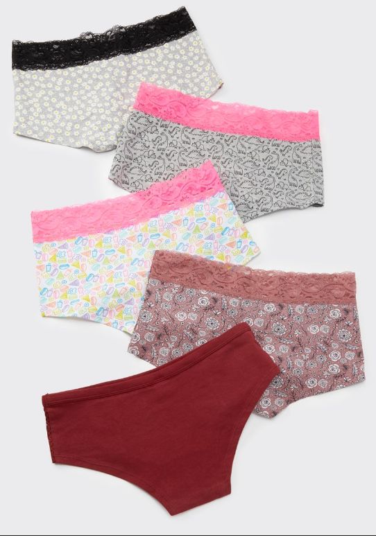 Undies'nbulk Assorted Cuts And Prints 95% Cotton Women's Panties Size  Xlarge Bulk Buy - at -  