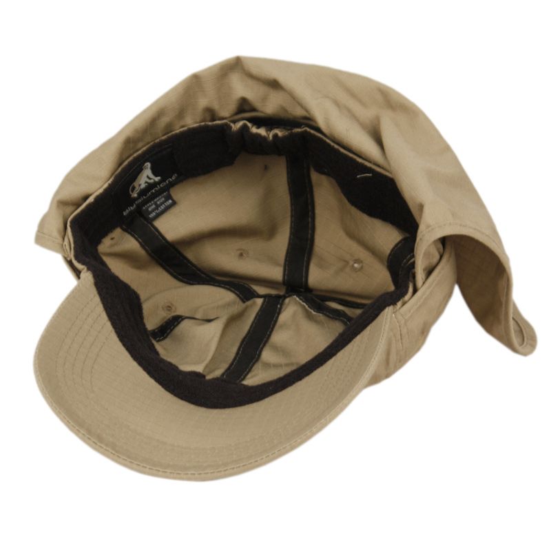 12 Pieces Sun Protection Cotton Ripstop Fishing Cap With Removable Neck Flap  In Khaki - Hunting Caps - at 