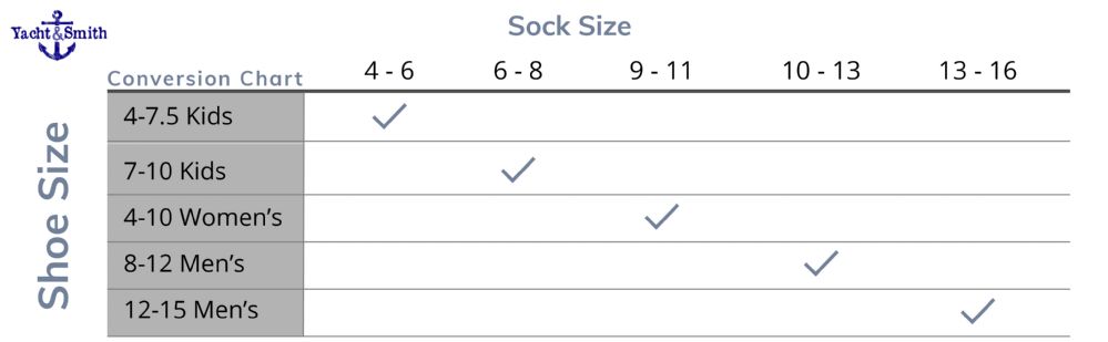 Shops sock size conversion