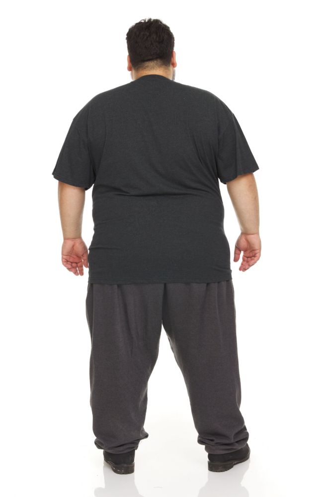 60 Mens Plus Cotton Short Sleeve T Shirts Solid Black Size 7xl - Mens T-Shirts - at - alltimetrading.com