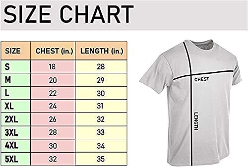 Standard us t shirt size clearance chart