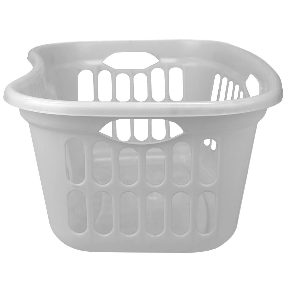 Wholesale 12 Plastic Basket with Holes WHITE GRAY