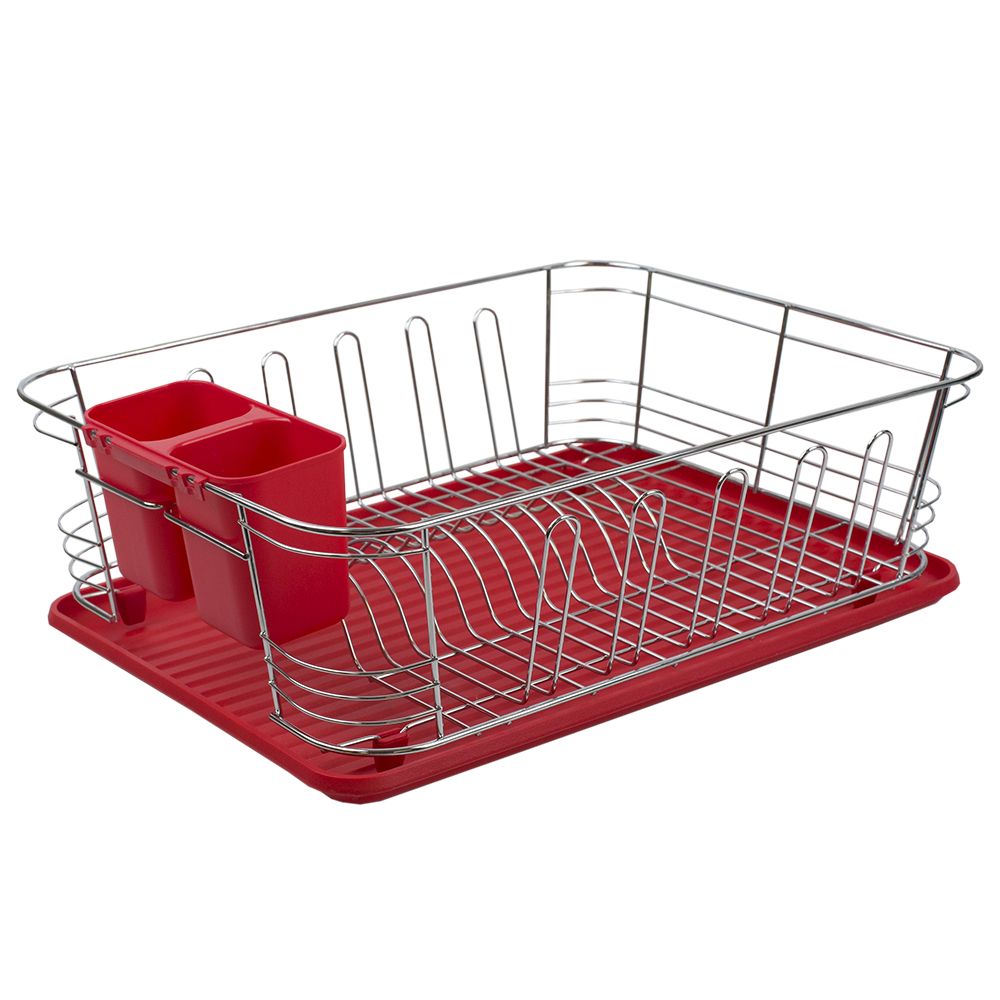 Small red dish rack sale