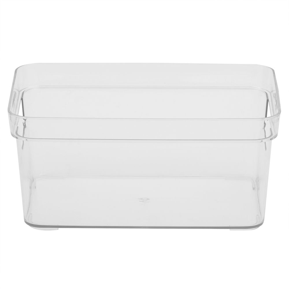 12 pieces Home Basics 5.67 Gal. Plastic Storage Bin, Clear - Storage &  Organization - at 