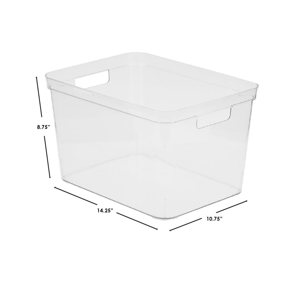 Home Basics Infinity X-Large Plastic Basket, STORAGE ORGANIZATION