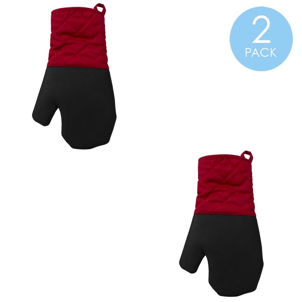 BIG RED HOUSE Oven Mitts, with The Heat Resistance Silicone