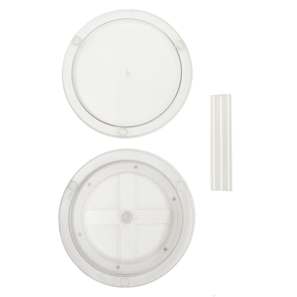 12 Wholesale Home Basics 2 Tier Plastic Lazy Susan, Clear at