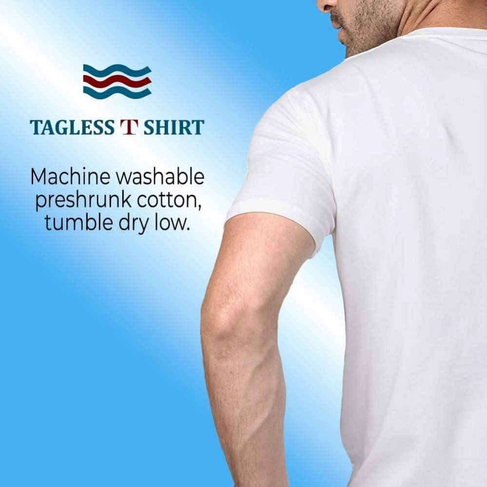 Wholesale Plus Size Men's Cotton T-Shirt Bulk Pack - Assorted Colors - 12  Pack - Large
