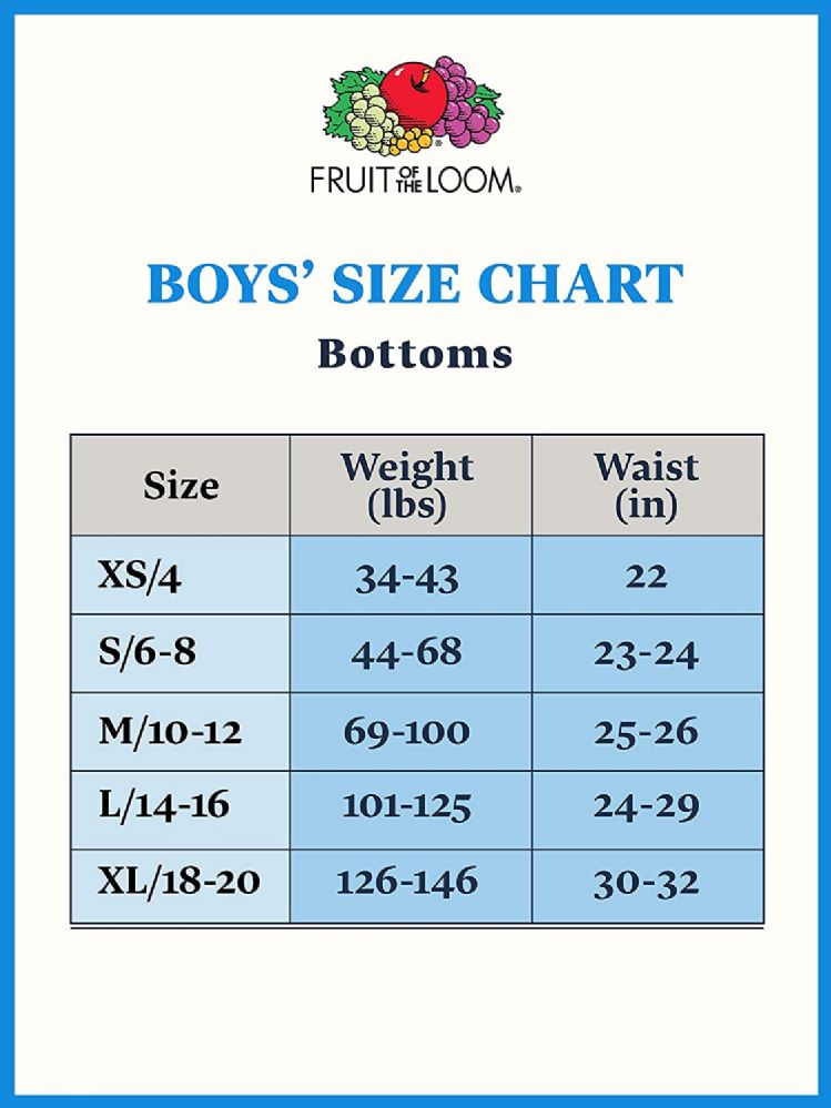 Boys Cotton Assorted Color And Sizes Briefs - Sizes S-Xl Assorted - at ...