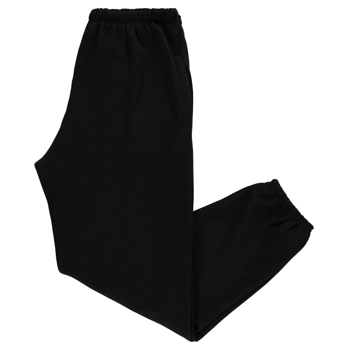 3 Wholesale Yacht & Smith Mens Fleece Jogger Pants Black Size 2xl