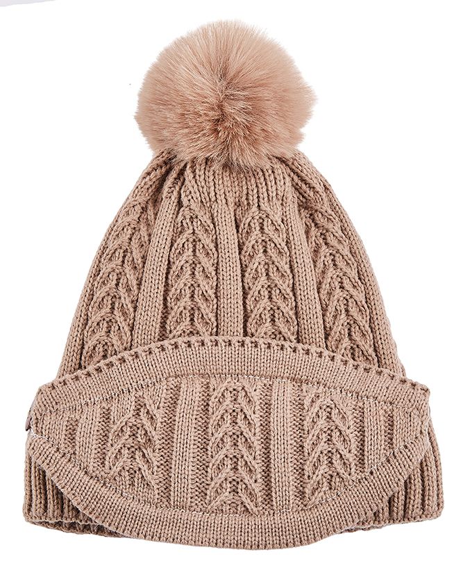 36 Pieces Fleece Lined Winter Hats For Women Knit Beanie Winter Beanie Hats at