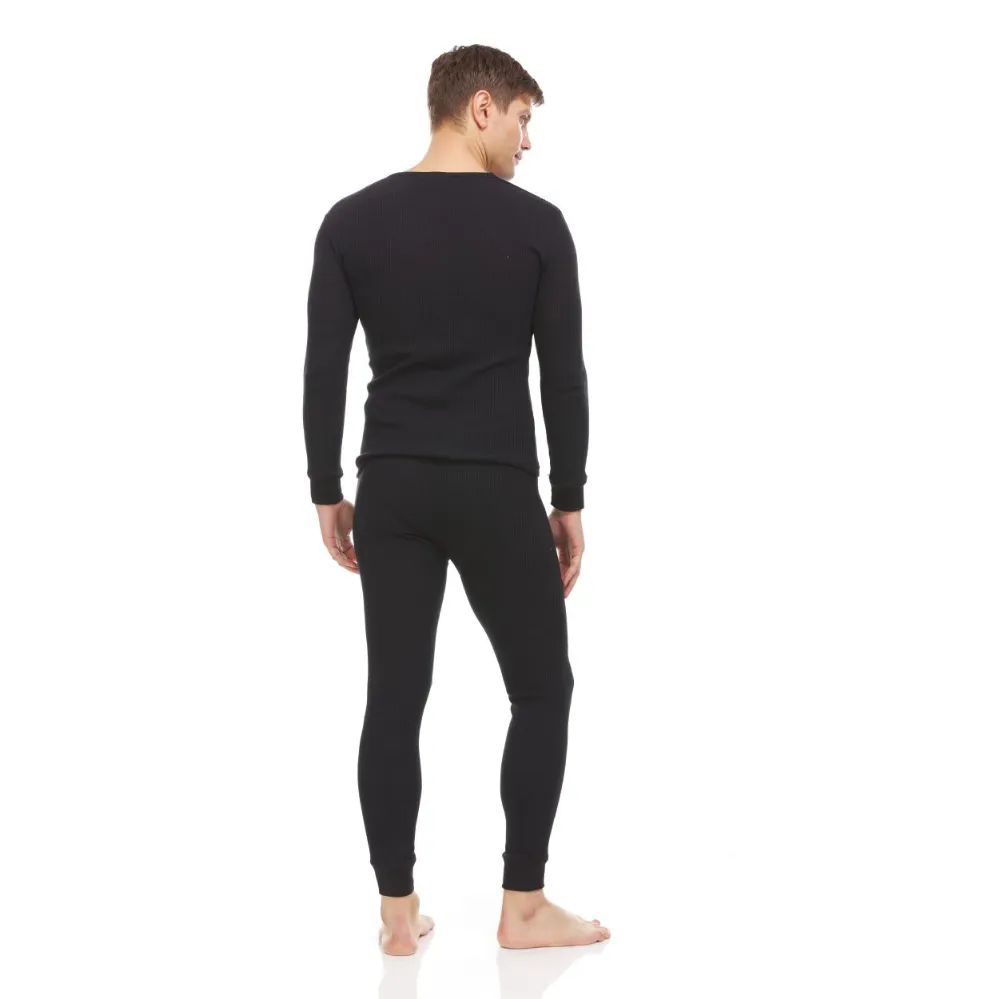 Yacht And Smith Mens Thermal Underwear Set In Gray Size Medium - at -   