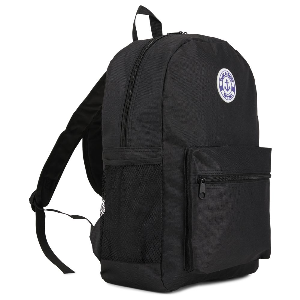 24 Pieces Yacht & Smith 17inch Water Resistant Black Backpack With ...