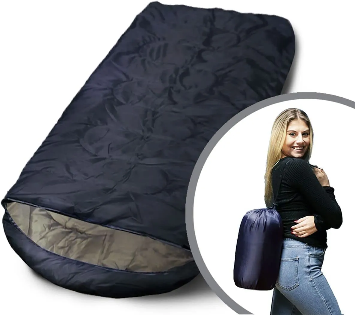 10 Pieces Yacht And Smith Polyester Sleeping Bag In Assorted Colors 72" X 30" Inches Camping