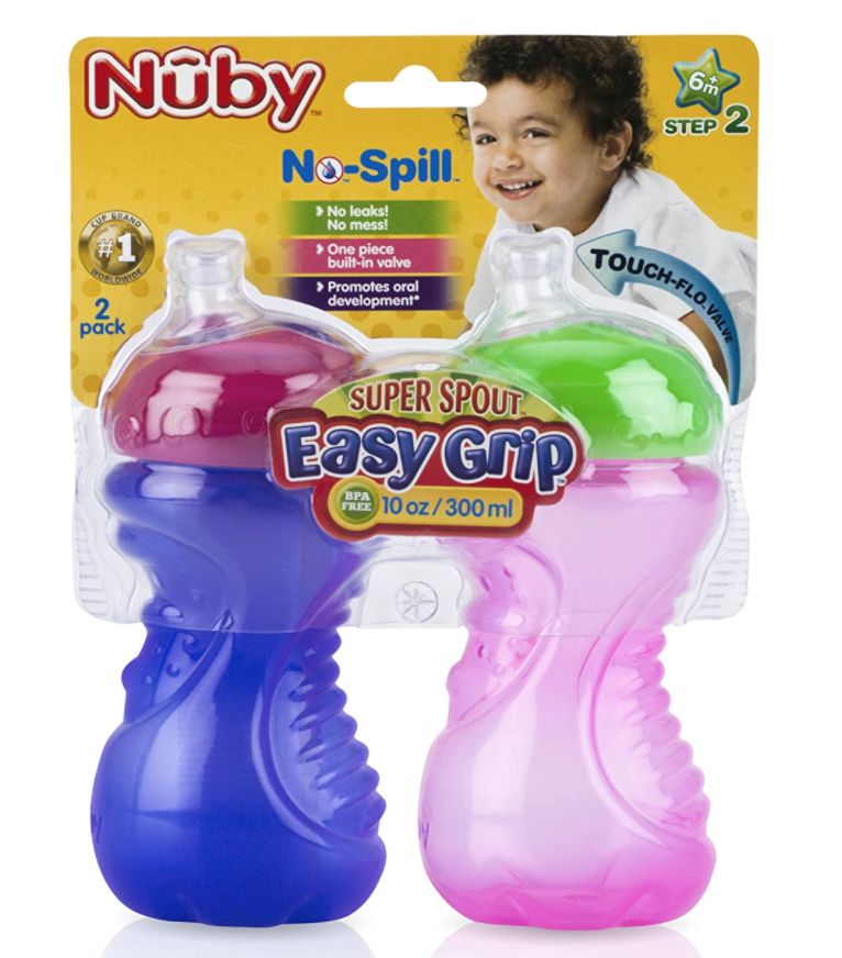 Wholesale Nuby No-Spill Cups for 18M+ in Grey