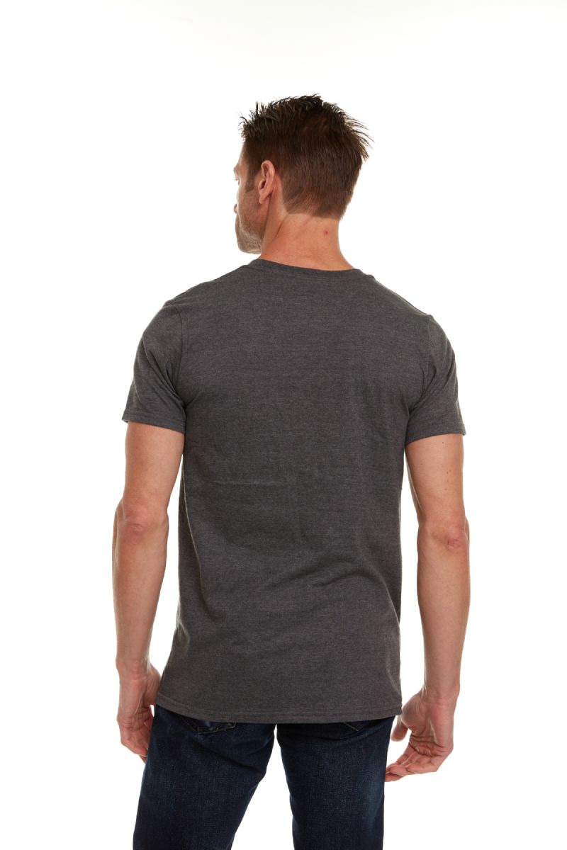 Men's Cotton Crew Neck Short Sleeve T-Shirts, Bulk Tshirt Color Mix 