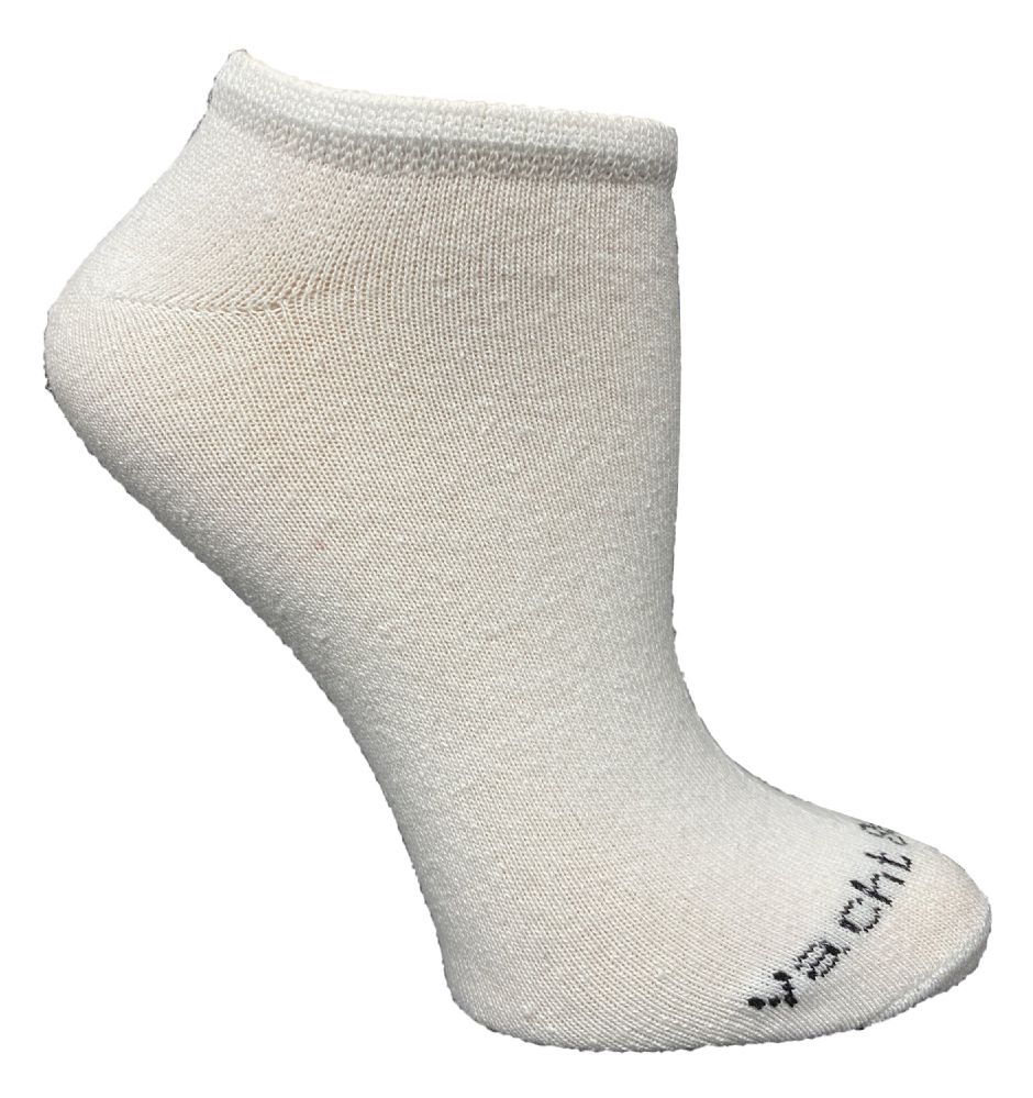 84 Pairs Yacht & Smith Women's Cotton White No Show Ankle Socks