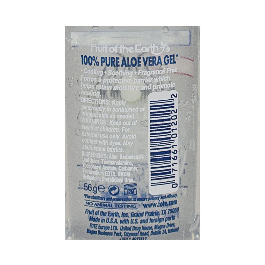 Fruit of the Earth 100% Aloe Vera Gel - 2 oz. - WSD