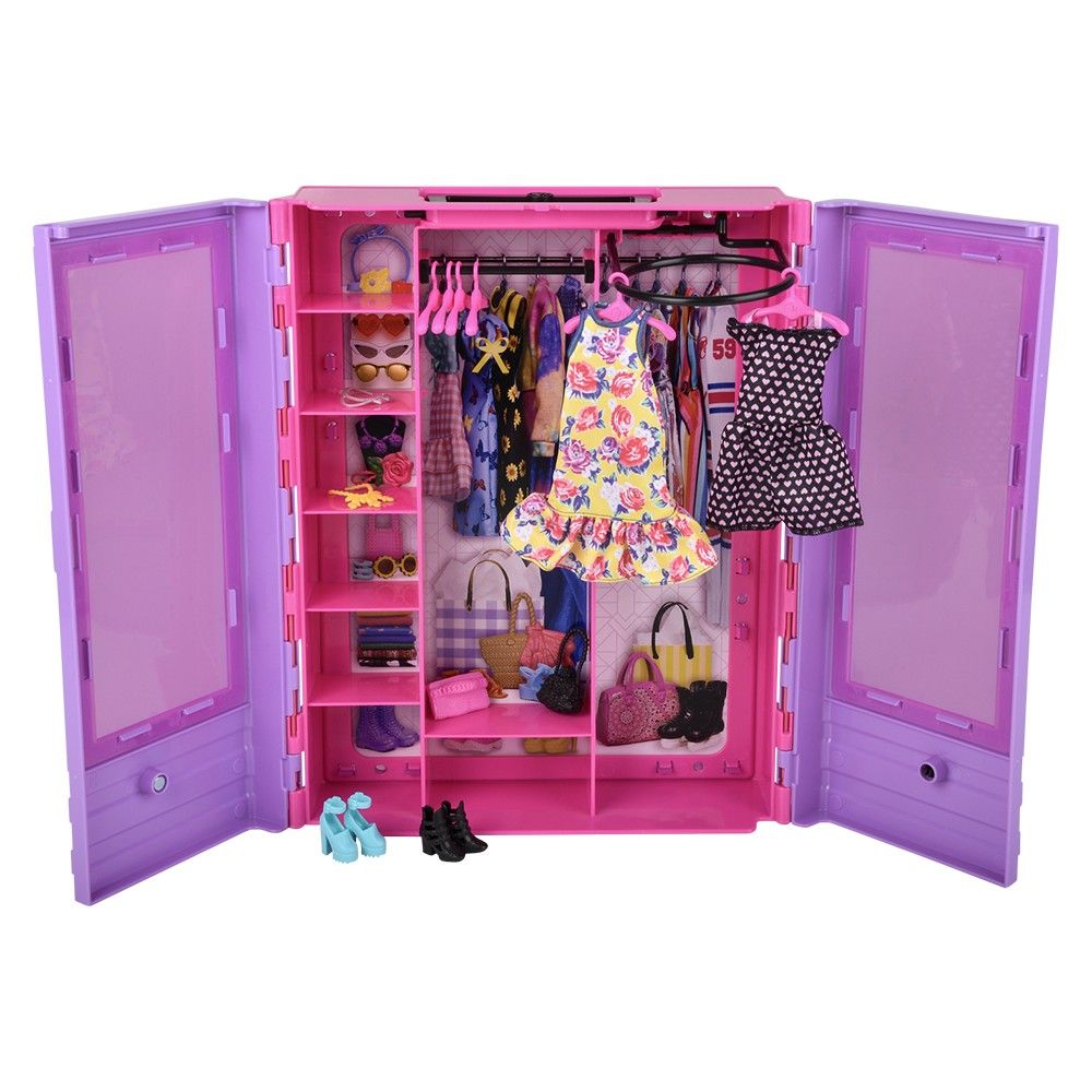 BARBIE DREAM CLOSET WITH discount DOLL