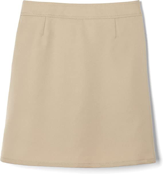 24 Pieces Girls Two Tab Skirt In Khaki Size 5 - Girls School Uniforms ...