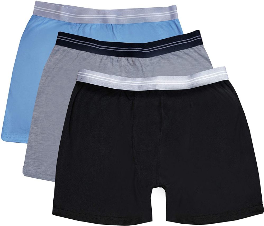 180 Wholesale Mens 100% Cotton Boxer Briefs Underwear, Assorted Colors 2x  Large - at 