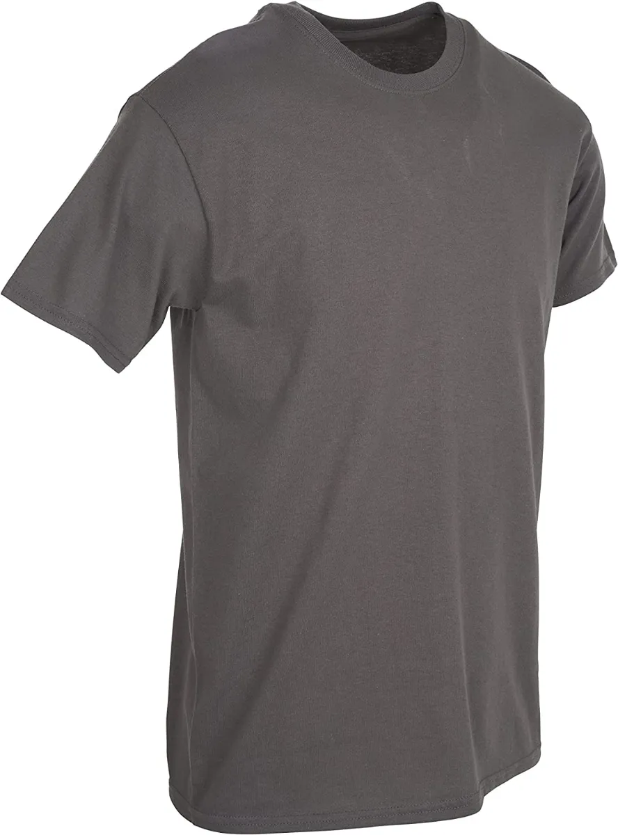 Mens Cotton Crew Neck Short Sleeve T-Shirts Mix Colors, 4X-Large - at -   