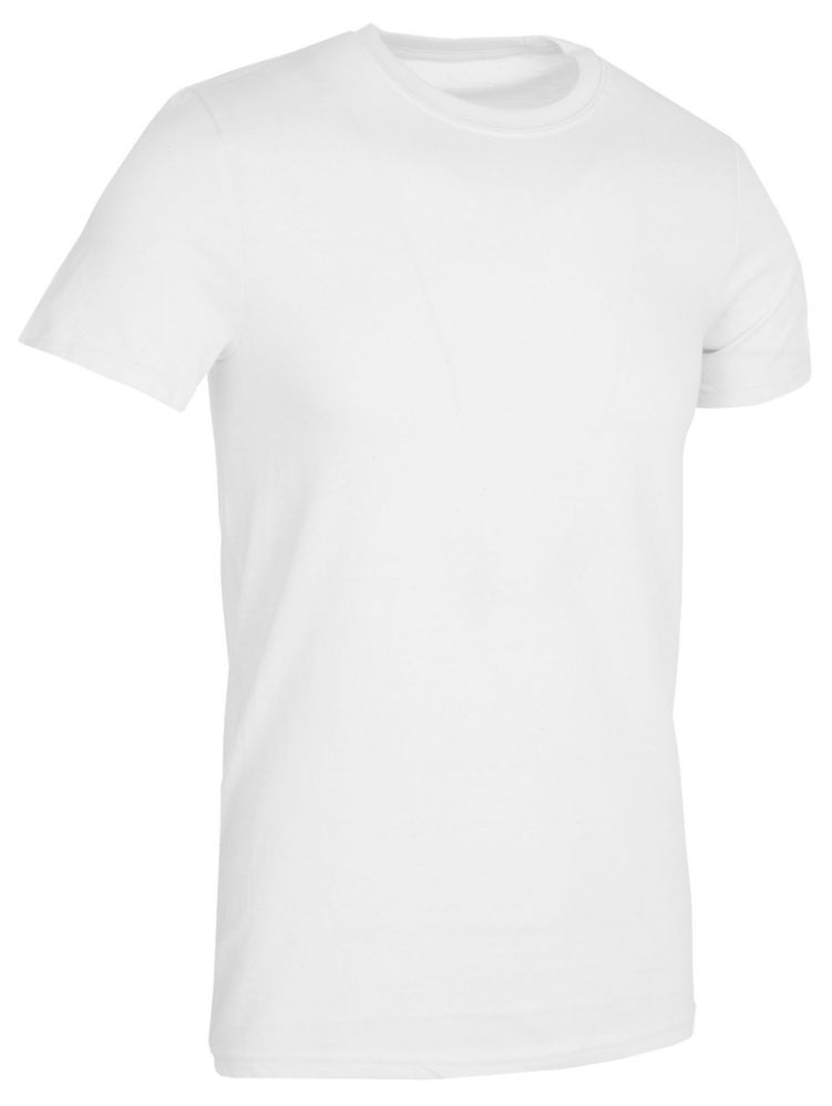 fvwitlyh White T Shirt Men Men's Crew Neck Logo Tee White XX-Large 