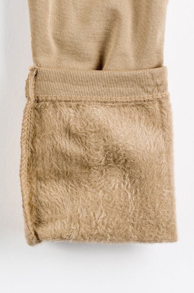 MOPAS Women's Fleece Lined Leggings (Regular) - BURGUNDY 