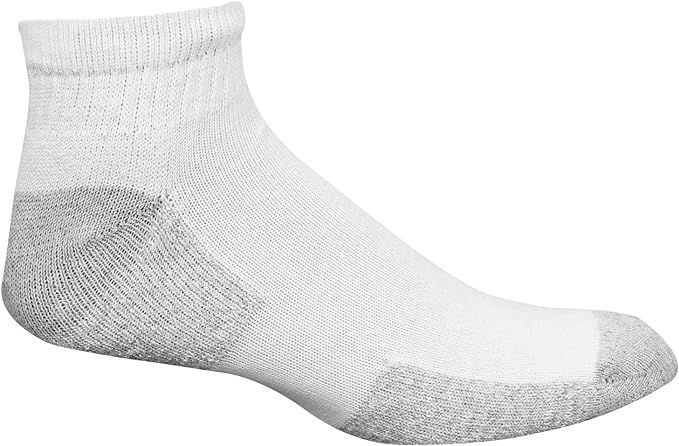 thumbnail image 2 of Metzuyan TOPSOX Men's Retro Stripe Cotton Rich Athletic Socks – 3 Pack, White, Size 6-11, Mid Calf Length 2 of 5