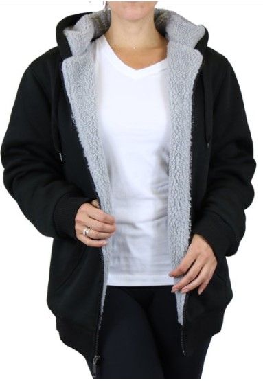 Plus size sherpa pullover wholesale outlet