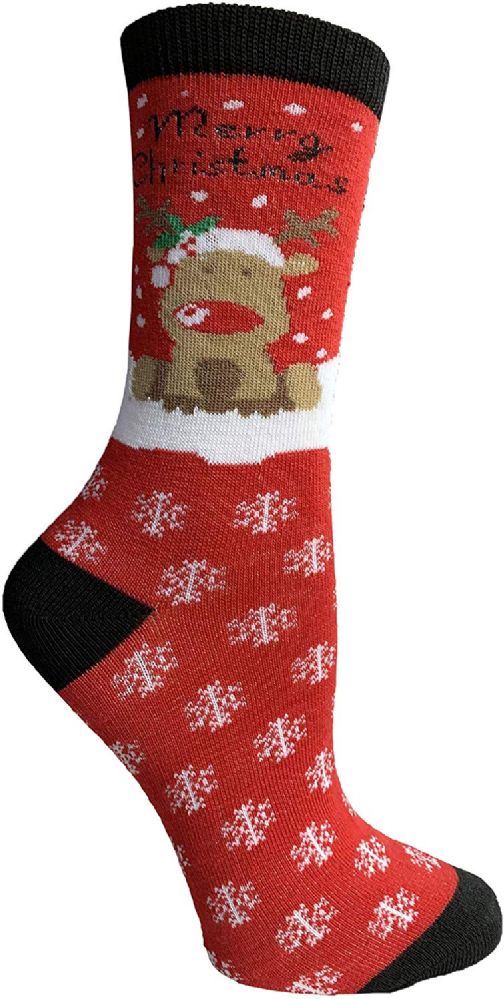 60 Wholesale Yacht And Smith Womens Assorted Colored Prints Warm And Cozy Christmas Holiday Socks 9552