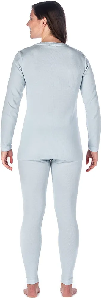 18 Wholesale Yacht & Smith Womens Cotton Thermal Underwear Set
