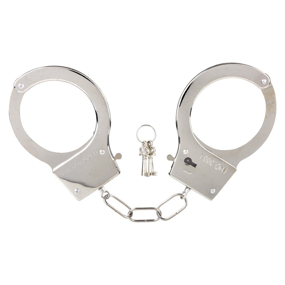 72 pieces Diecast Metal Handcuffs Blister Carded - Toy Weapons