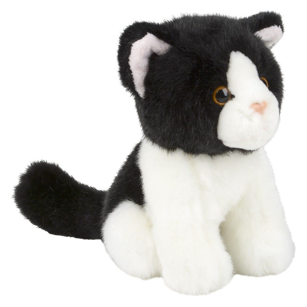 48 pieces 6" Heirloom Treasure Black And White Cat - Plush Toys