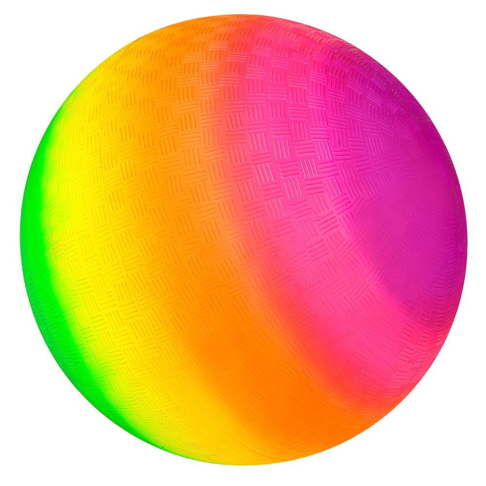 24 pieces Neon Rainbow Playground Ball 16 inch  24/18 - Balls