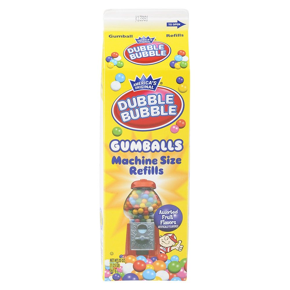 24 pieces Dubble Bubble Gum Balls 270ct - Food & Beverage