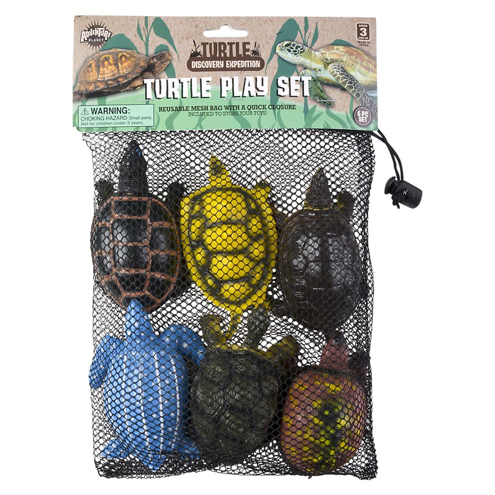 24 pieces 4"-5" 6pc Mesh Turtle Bag - Store